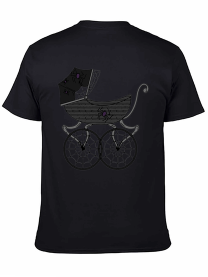 Spooky Spider Baby Carriage T-Shirt