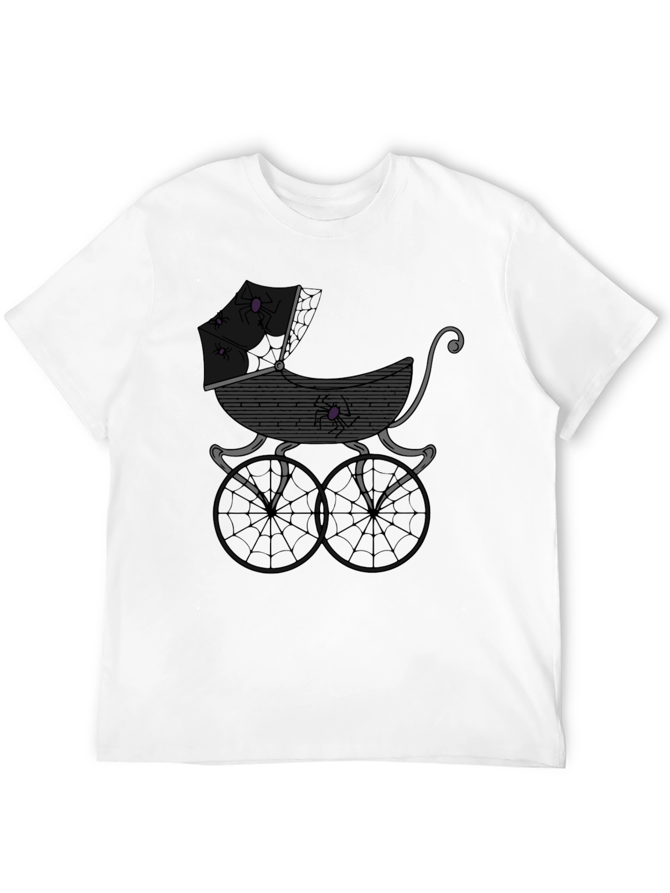 Spooky Spider Baby Carriage T-Shirt