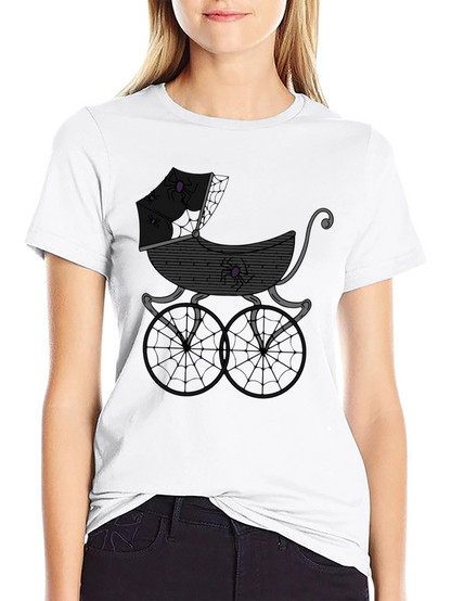 Spooky Spider Baby Carriage T-Shirt