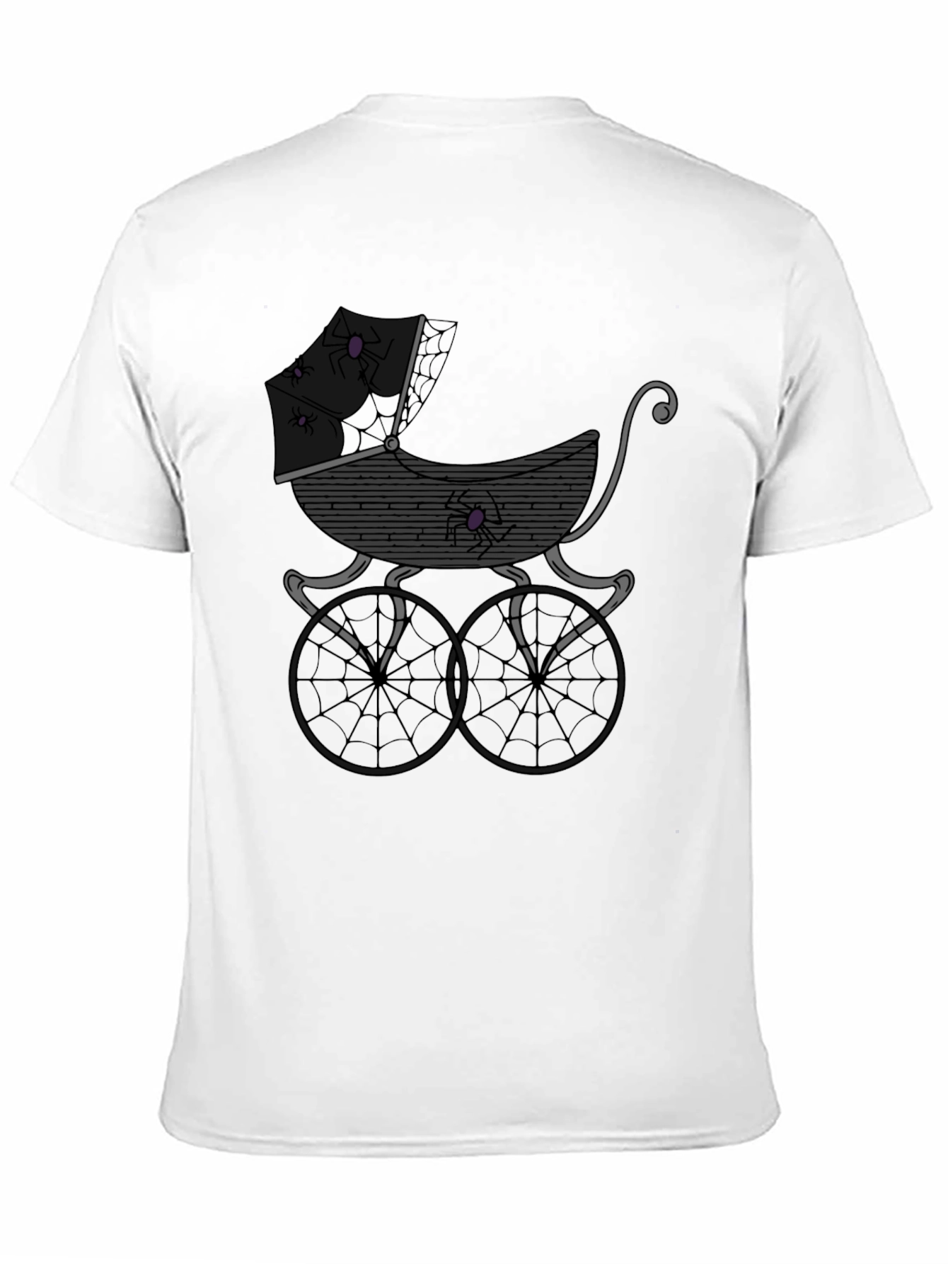 Spooky Spider Baby Carriage T-Shirt