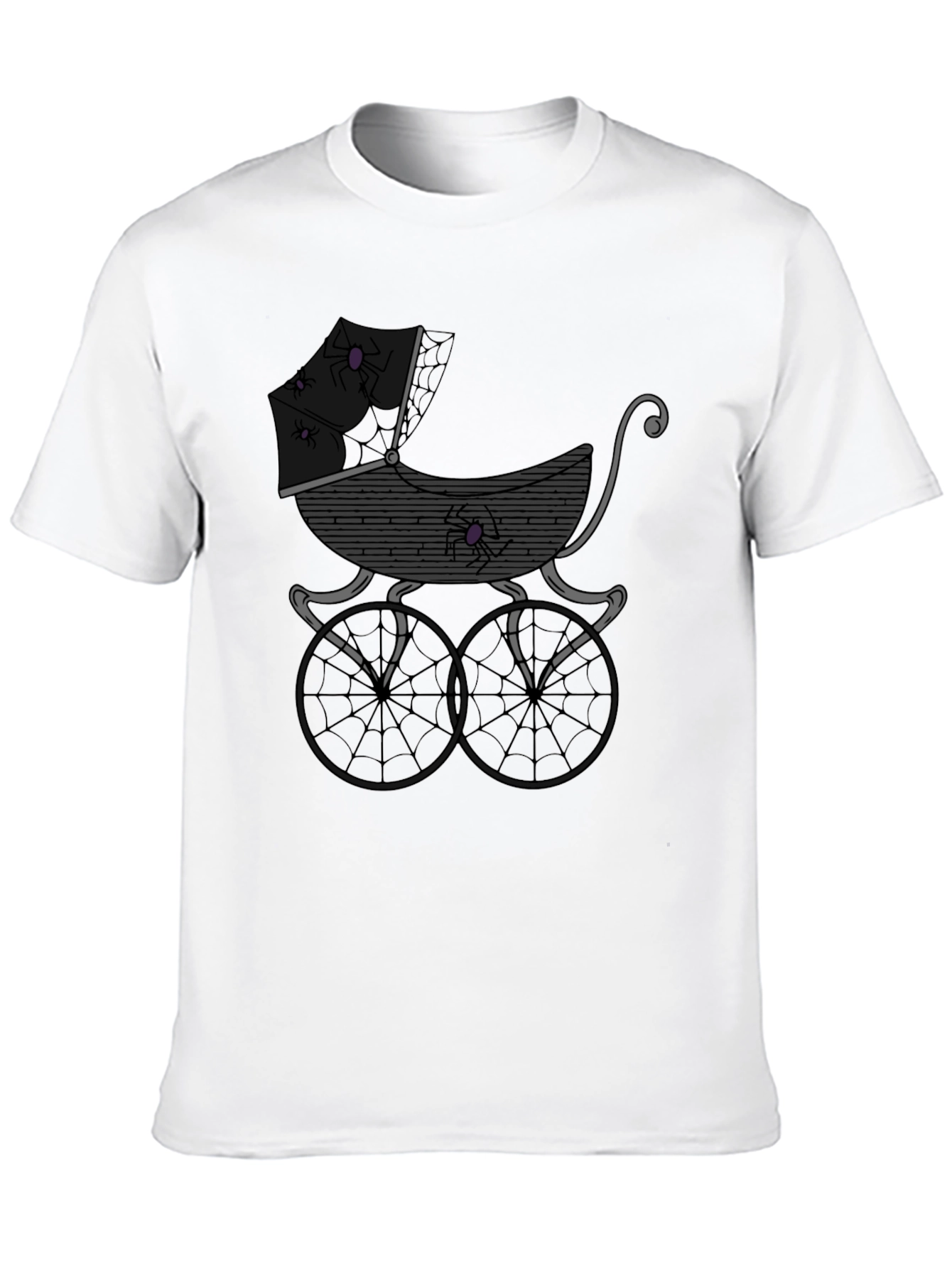Spooky Spider Baby Carriage T-Shirt