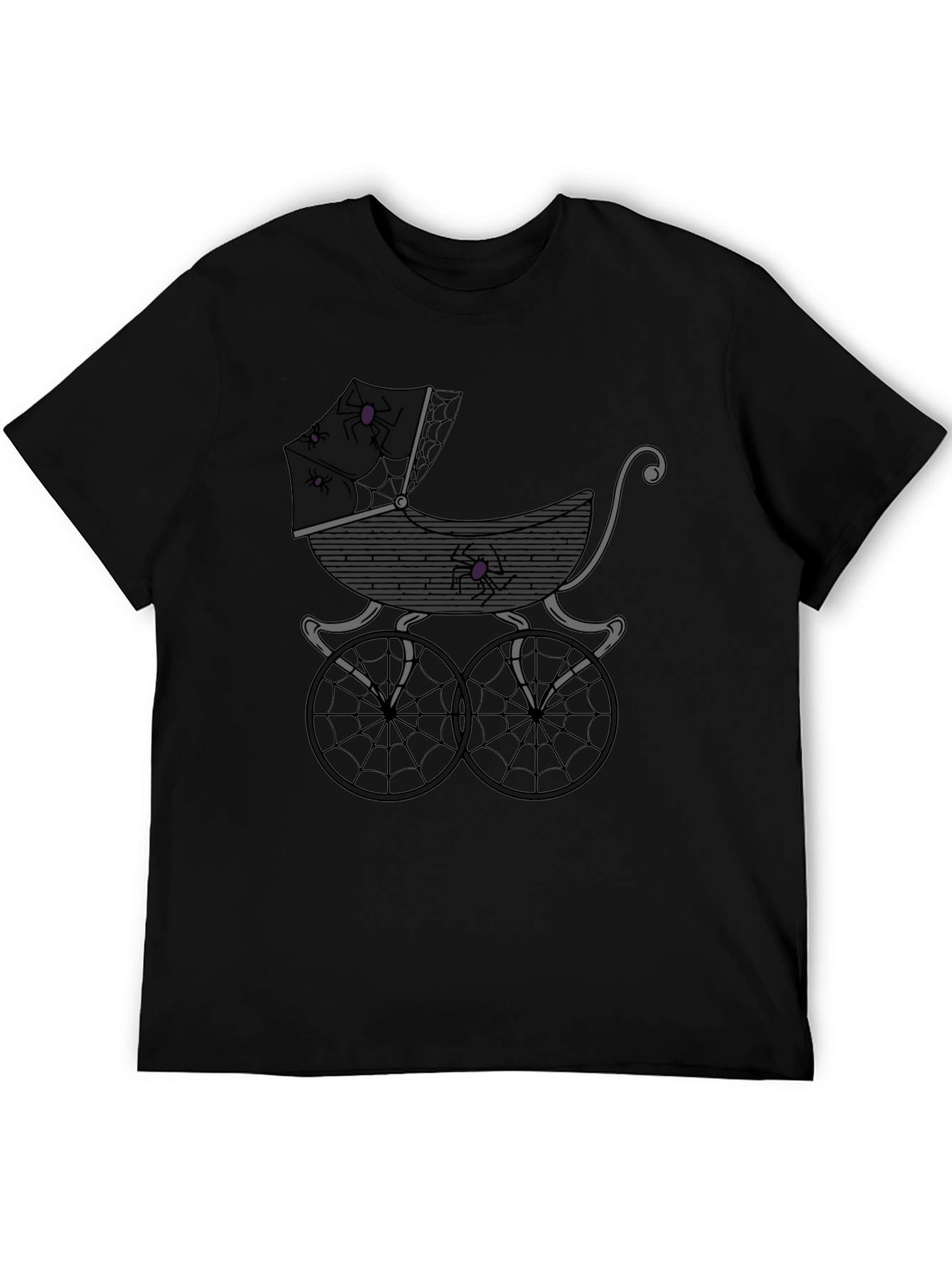 Spooky Spider Baby Carriage T-Shirt