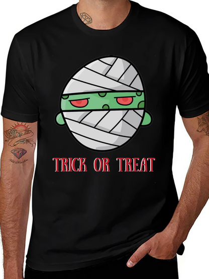 Halloween Mummy Trick or Treat Graphic T-Shirt