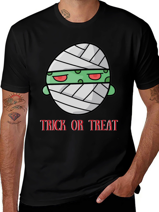 Halloween Mummy Trick or Treat Graphic T-Shirt