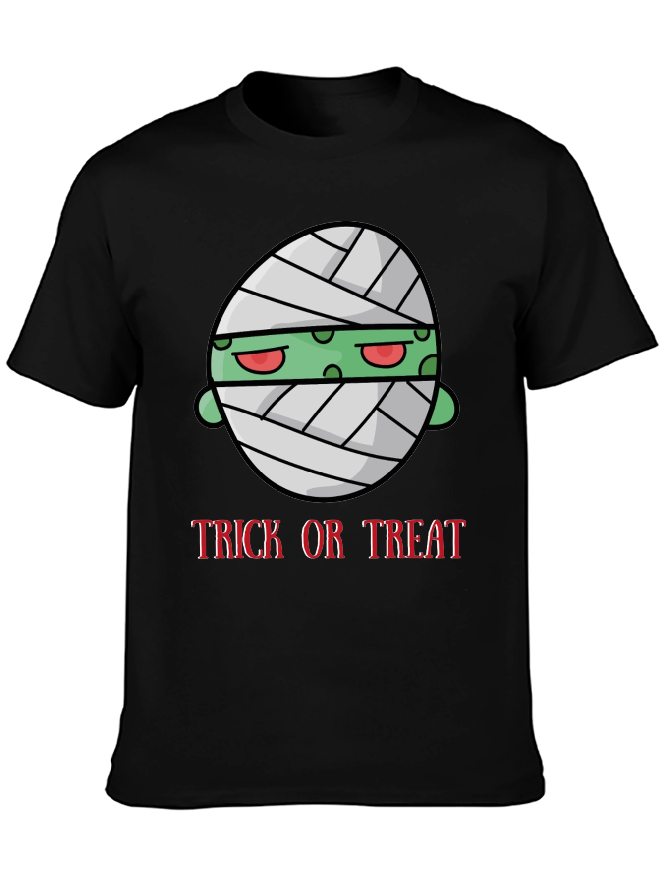 Halloween Mummy Trick or Treat Graphic T-Shirt