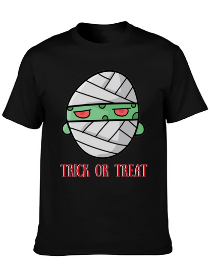 Halloween Mummy Trick or Treat Graphic T-Shirt