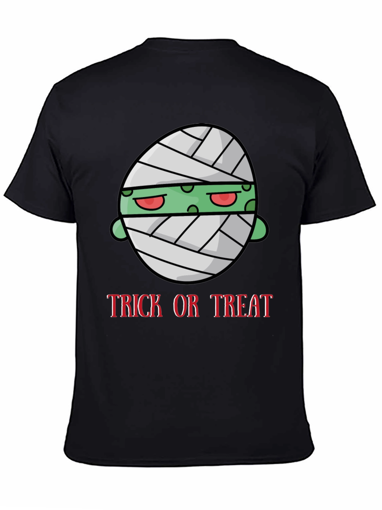 Halloween Mummy Trick or Treat Graphic T-Shirt