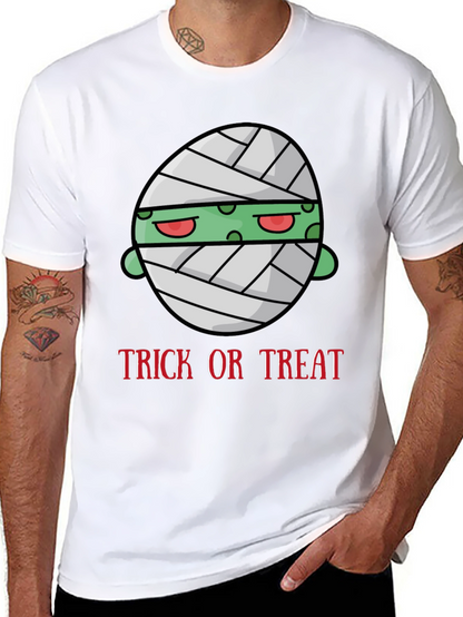 Halloween Mummy Trick or Treat Graphic T-Shirt