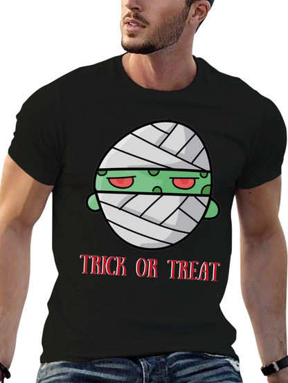 Halloween Mummy Trick or Treat Graphic T-Shirt