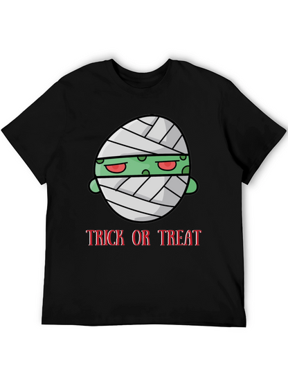 Halloween Mummy Trick or Treat Graphic T-Shirt