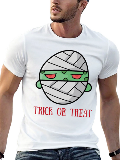 Halloween Mummy Trick or Treat Graphic T-Shirt