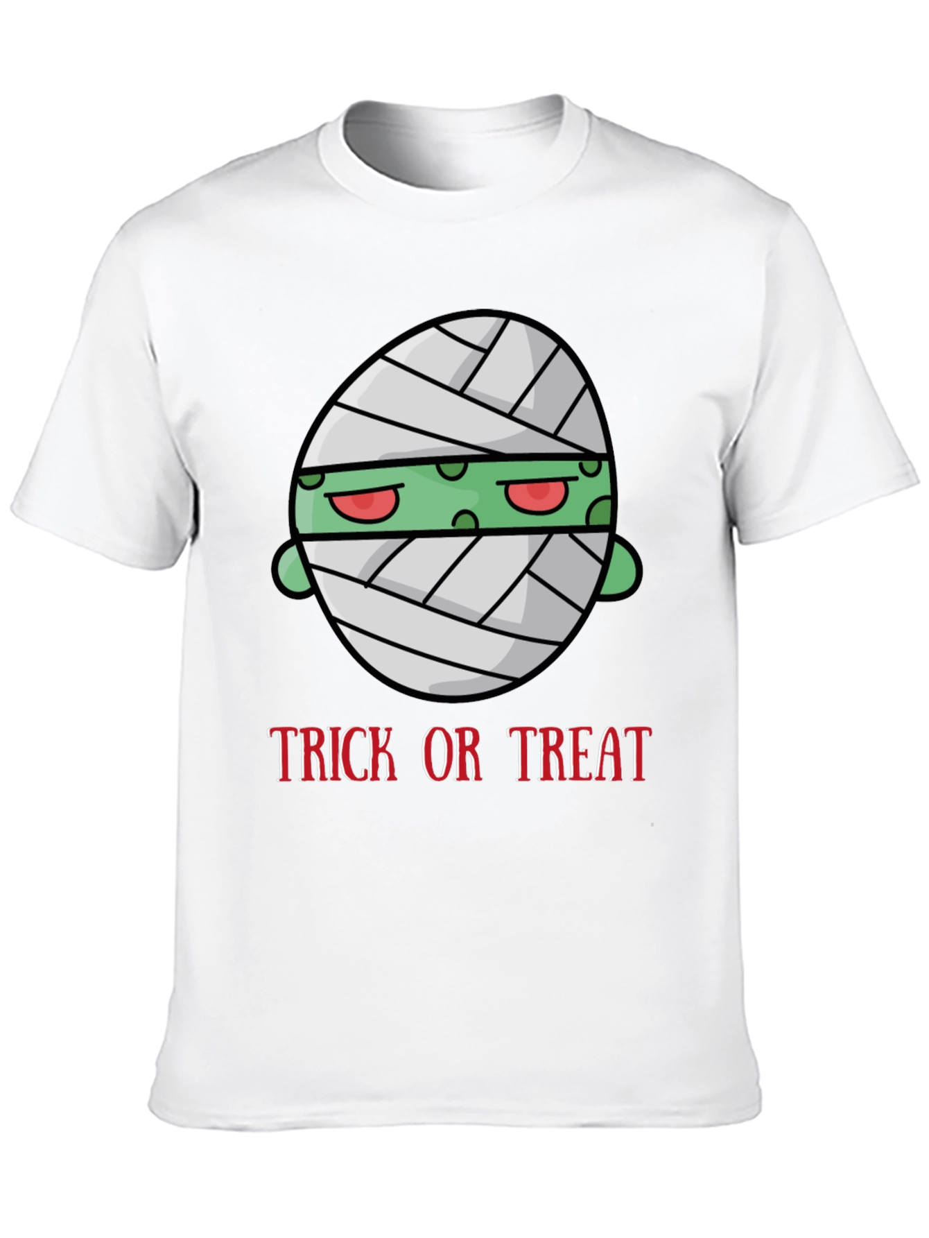 Halloween Mummy Trick or Treat Graphic T-Shirt
