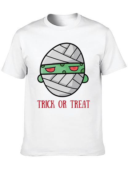 Halloween Mummy Trick or Treat Graphic T-Shirt