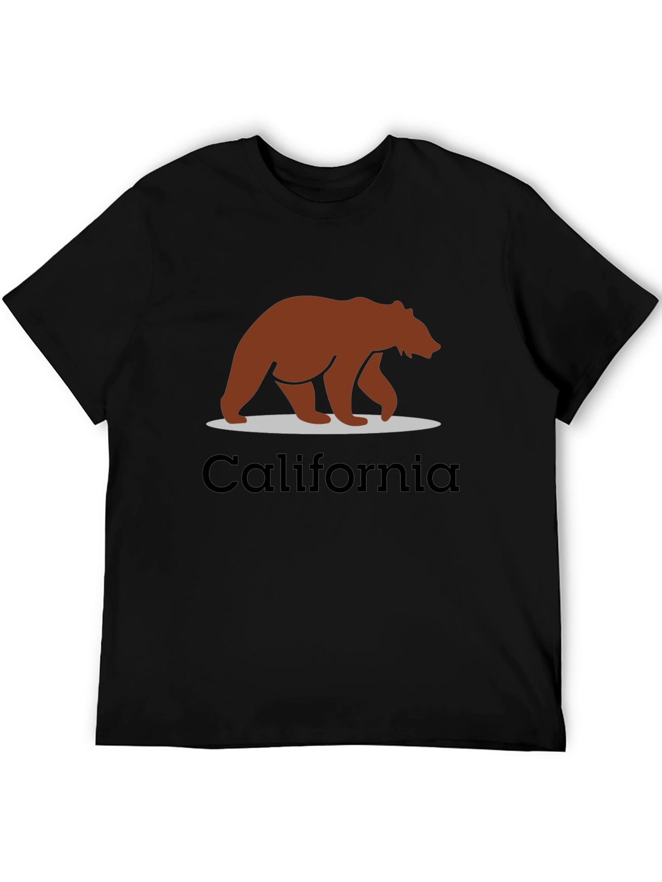 California Bear Graphic Tee - Black