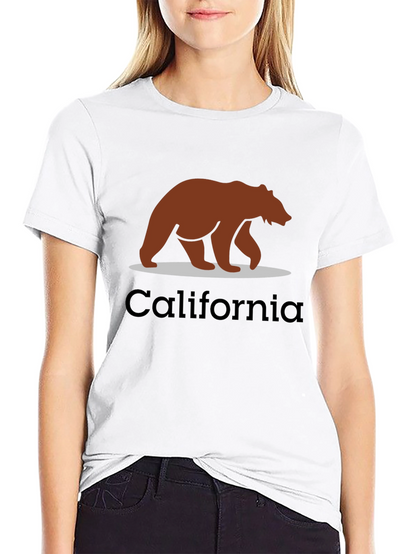 California Bear Graphic Tee - Black
