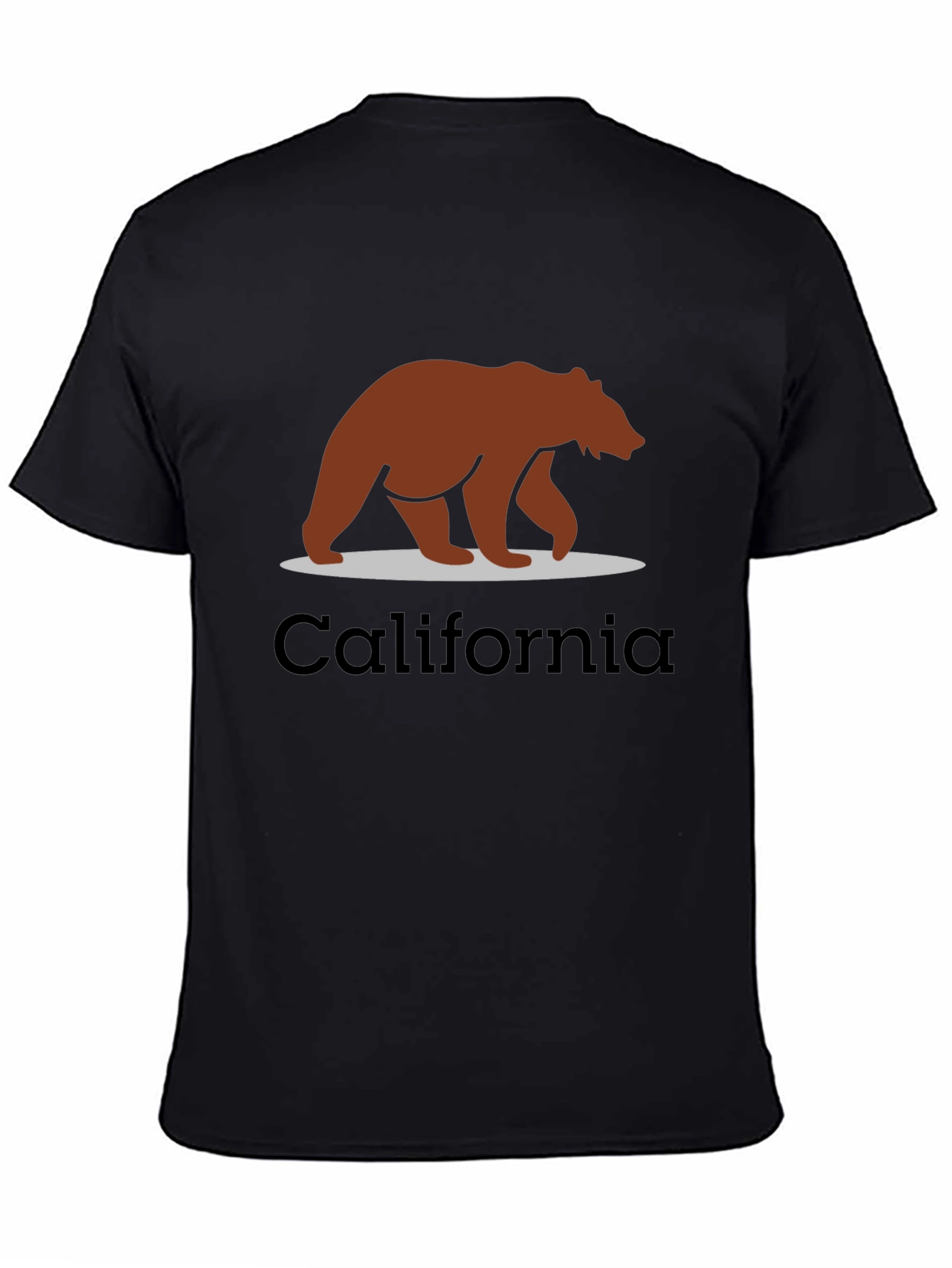 California Bear Graphic Tee - Black