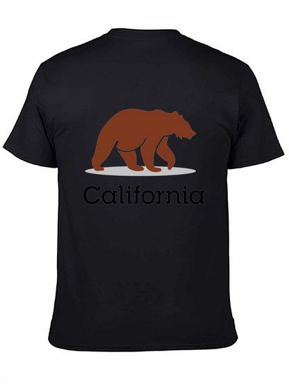 California Bear Graphic Tee - Black