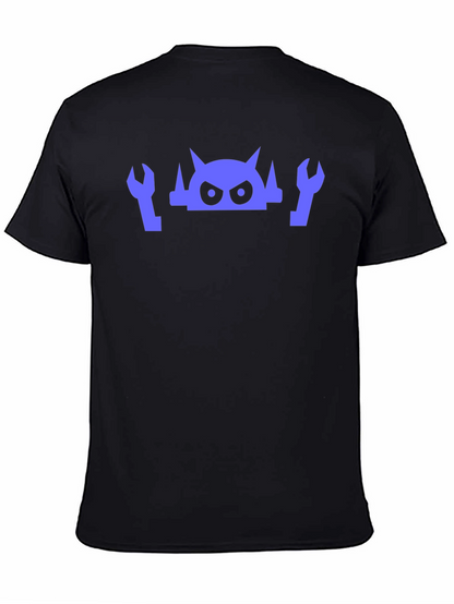 Orc Mechanic Graphic Tee - Black Cotton Shirt