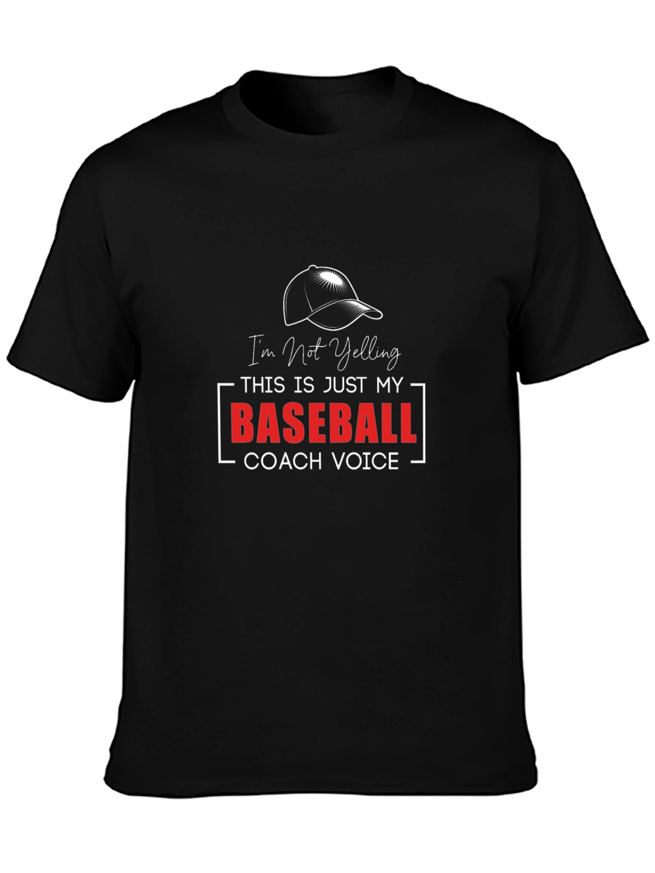 Baseball Coach Voice Tee - Funny Sports Shirt
