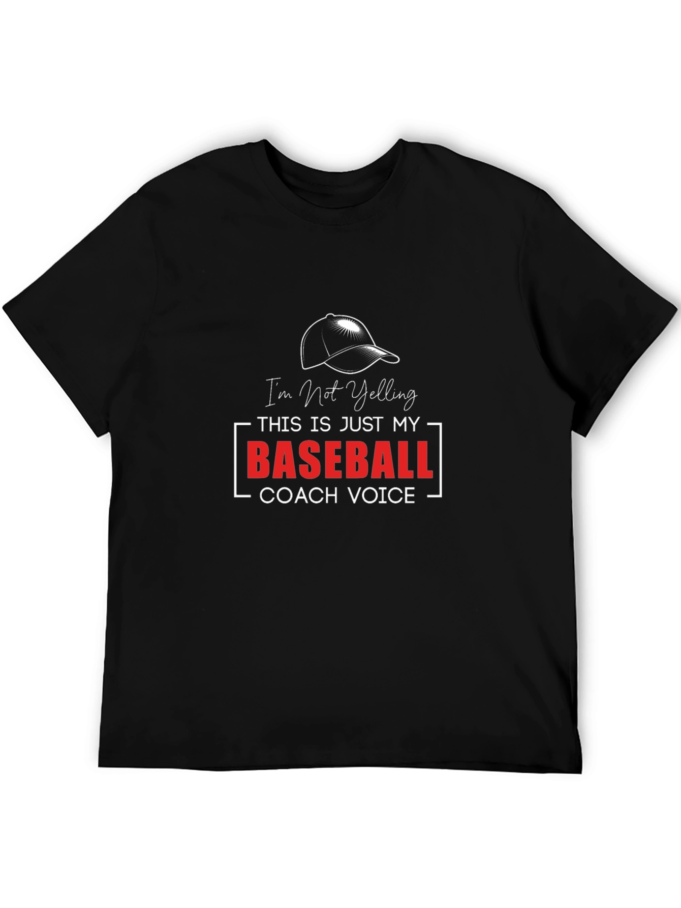 Baseball Coach Voice Tee - Funny Sports Shirt