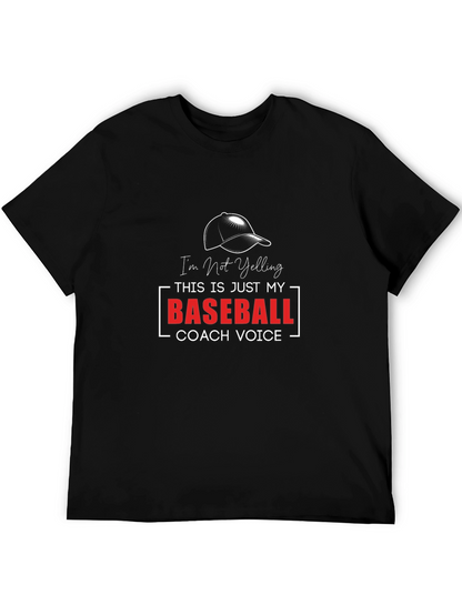 Baseball Coach Voice Tee - Funny Sports Shirt