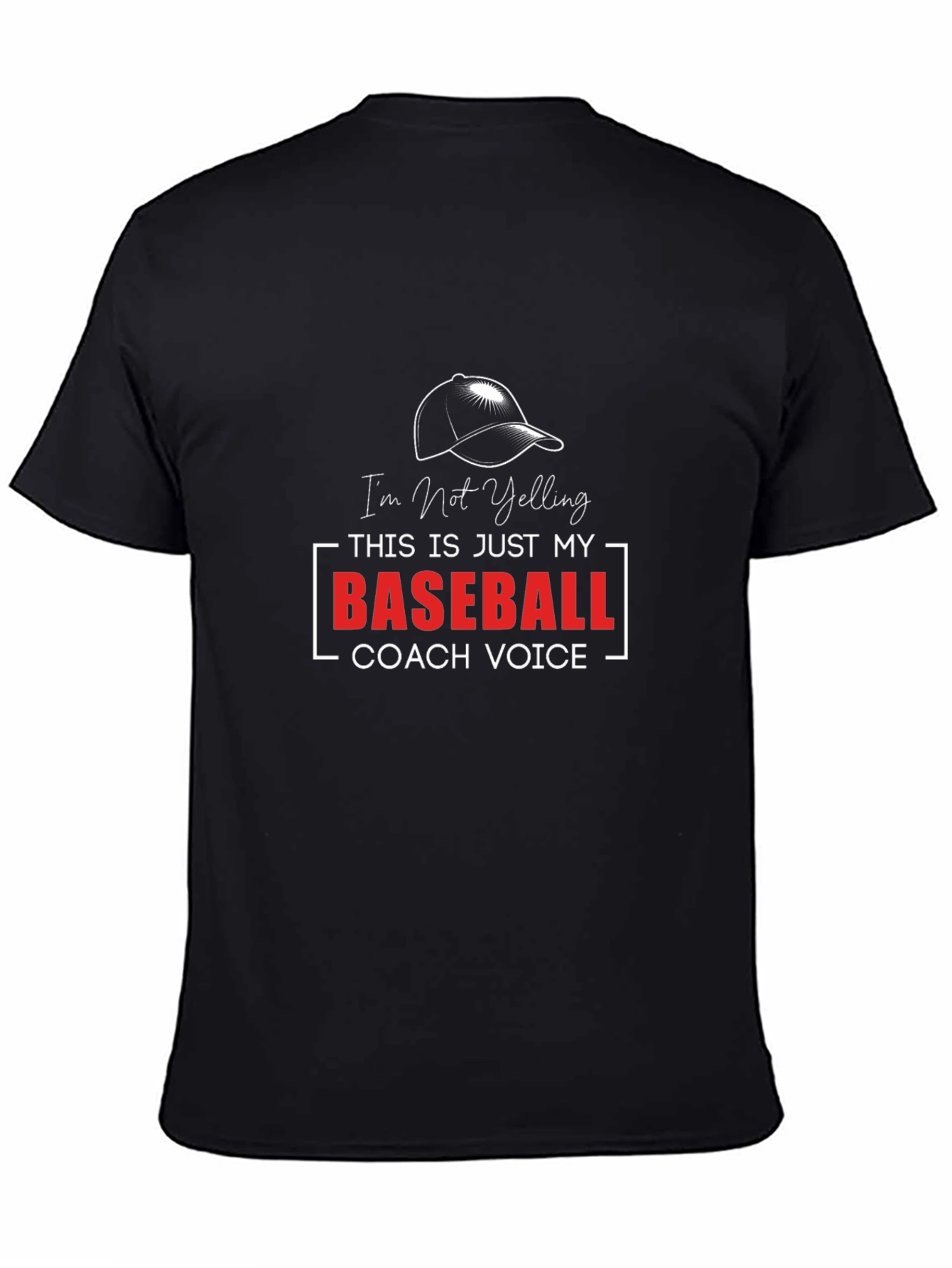 Baseball Coach Voice Tee - Funny Sports Shirt