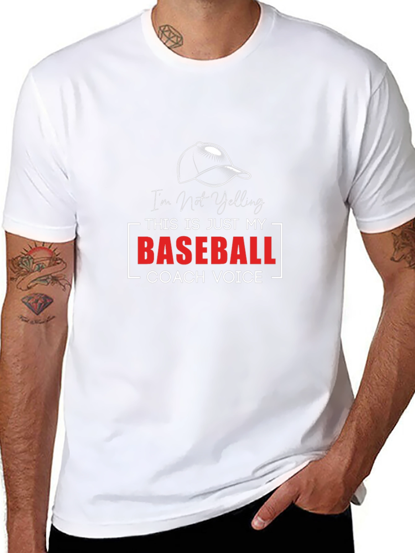 Baseball Coach Voice Tee - Funny Sports Shirt