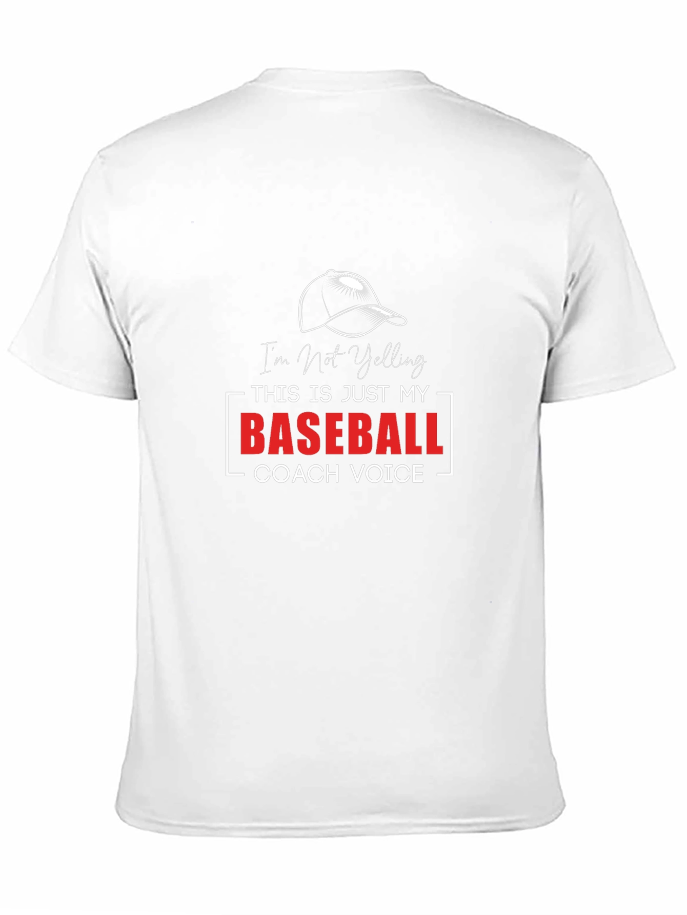 Baseball Coach Voice Tee - Funny Sports Shirt