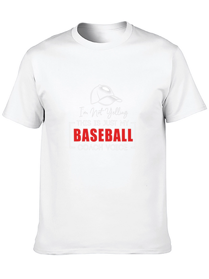 Baseball Coach Voice Tee - Funny Sports Shirt