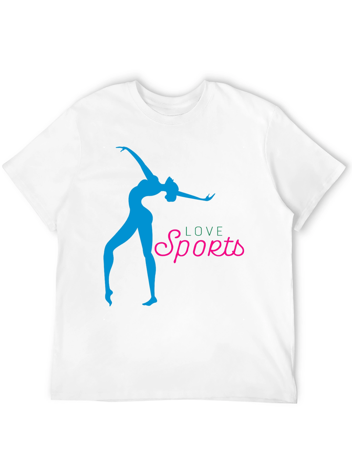 Love Sports Graphic Tee - Stylish Black T-Shirt