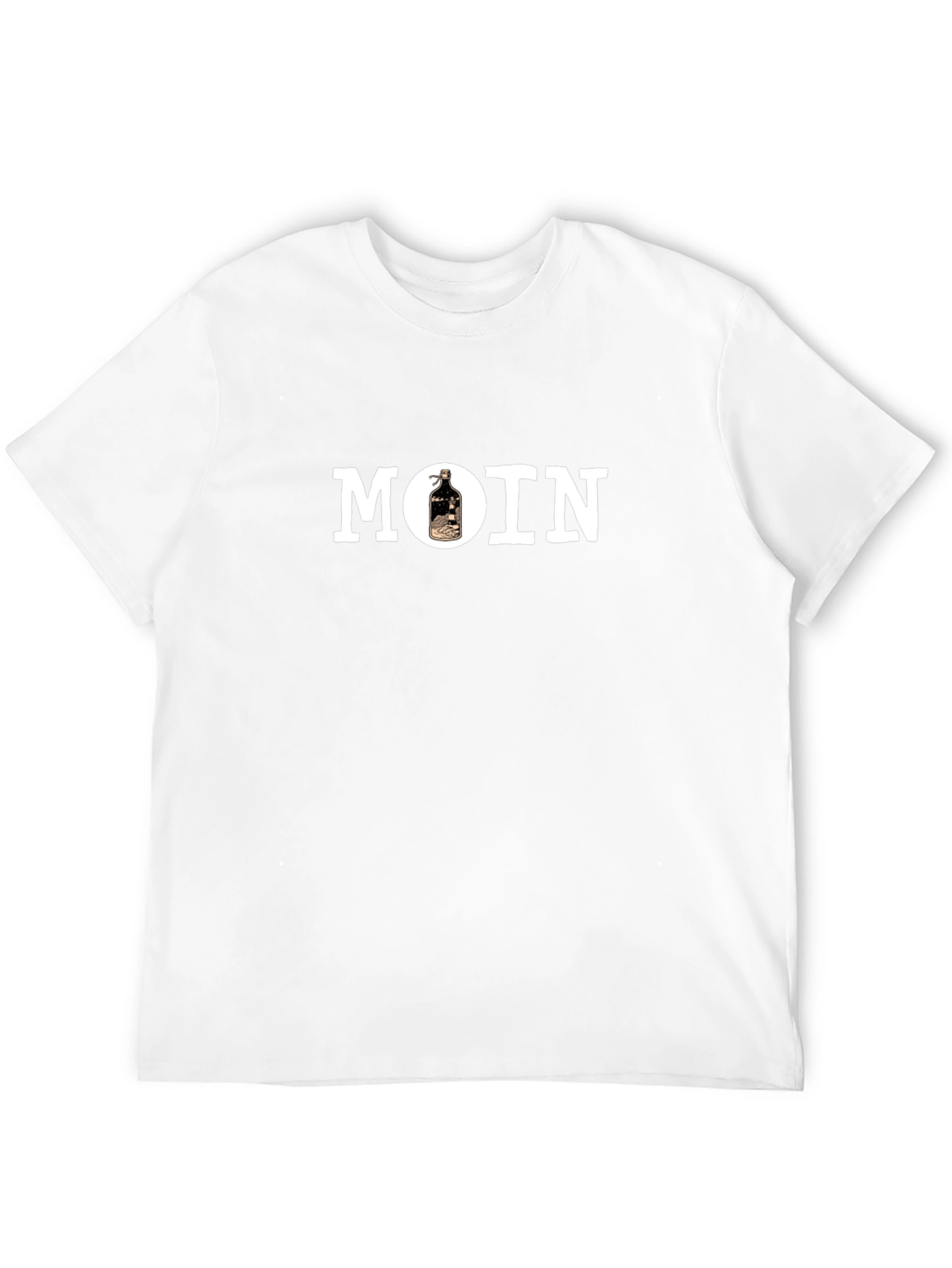 Moin Bottle Graphic Black T-Shirt
