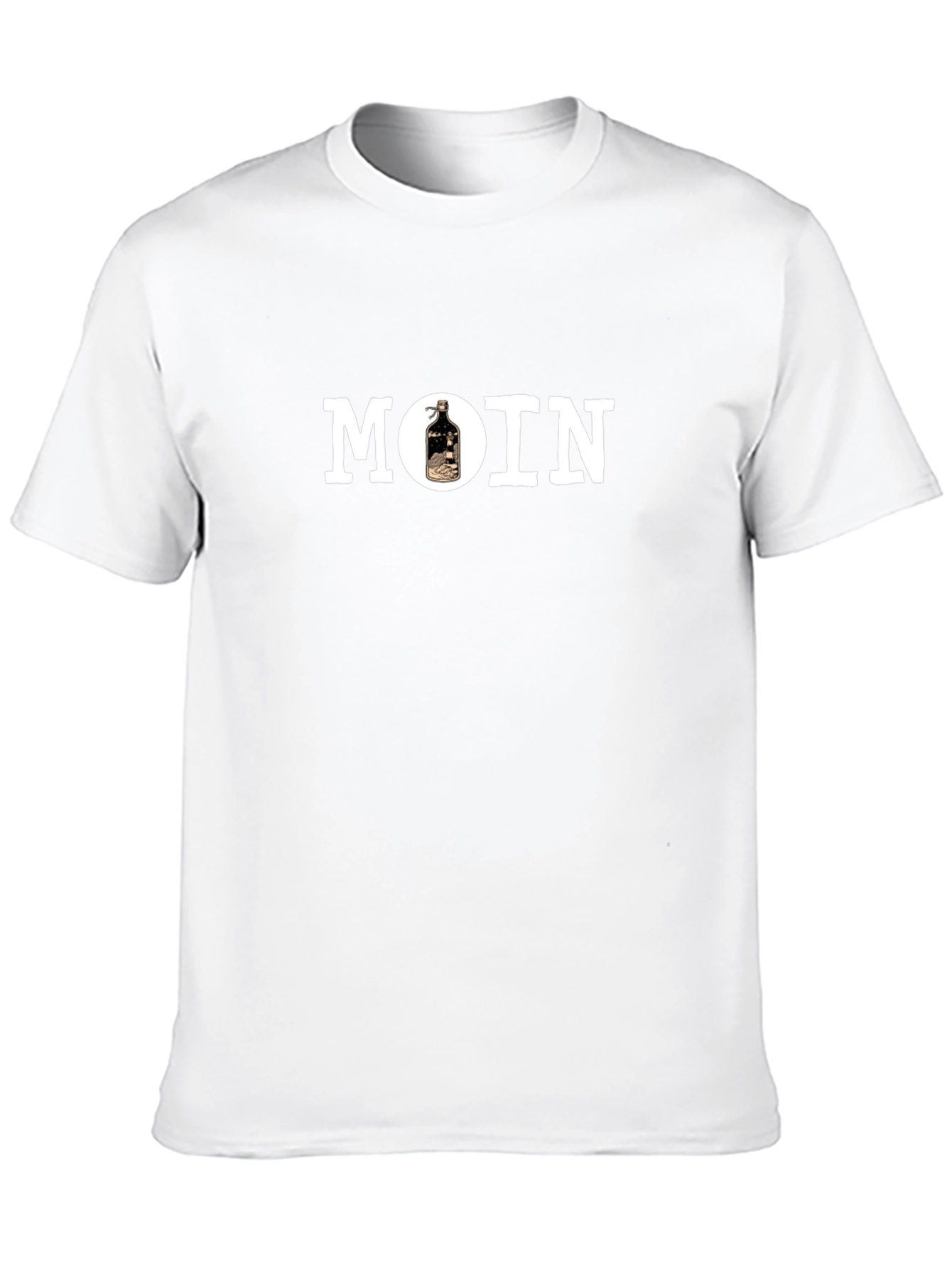 Moin Bottle Graphic Black T-Shirt