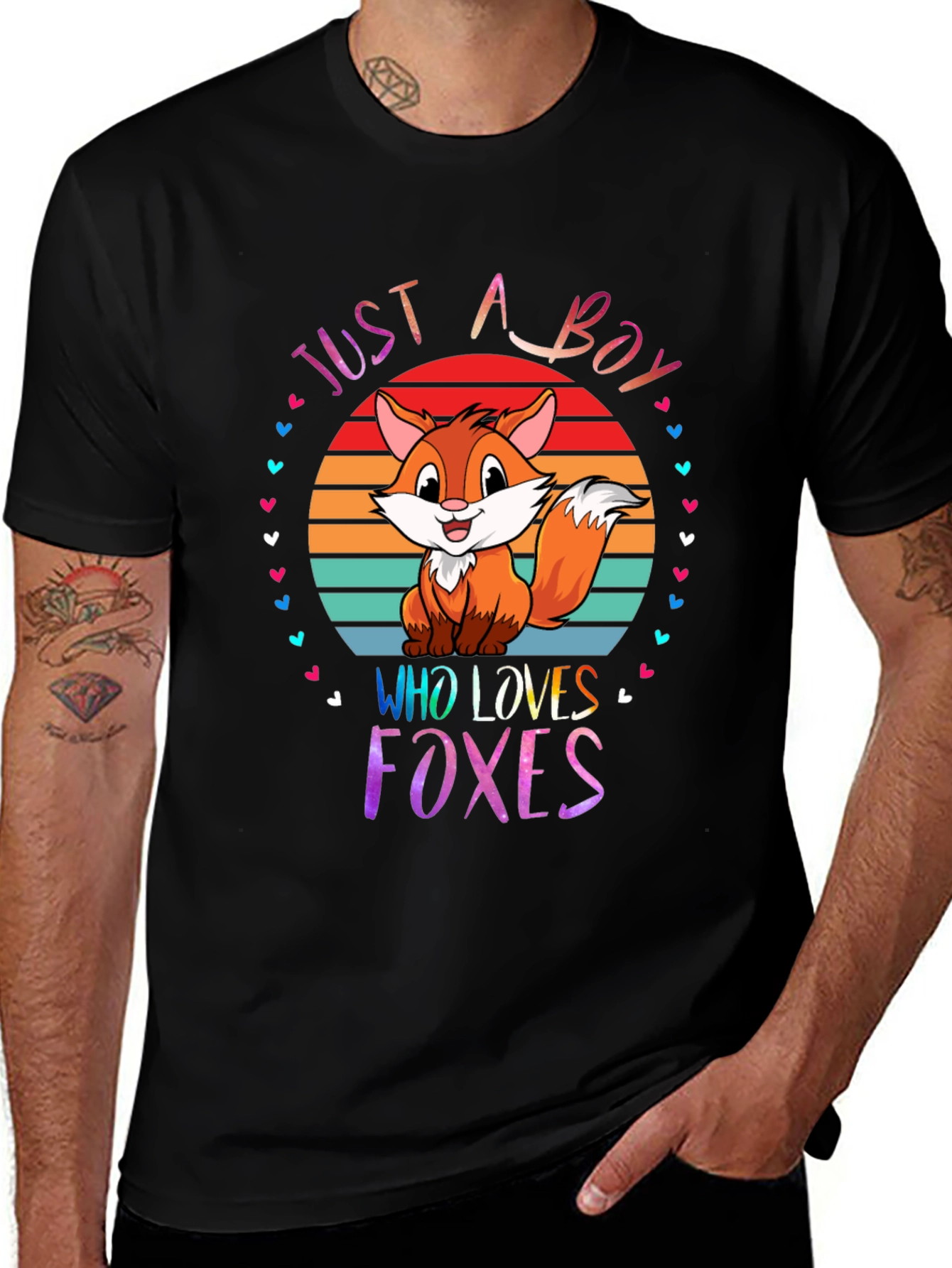 Just A Boy Who Loves Foxes T-Shirt