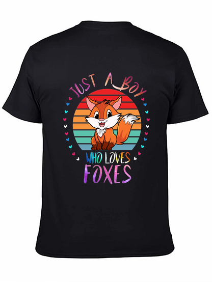 Just A Boy Who Loves Foxes T-Shirt