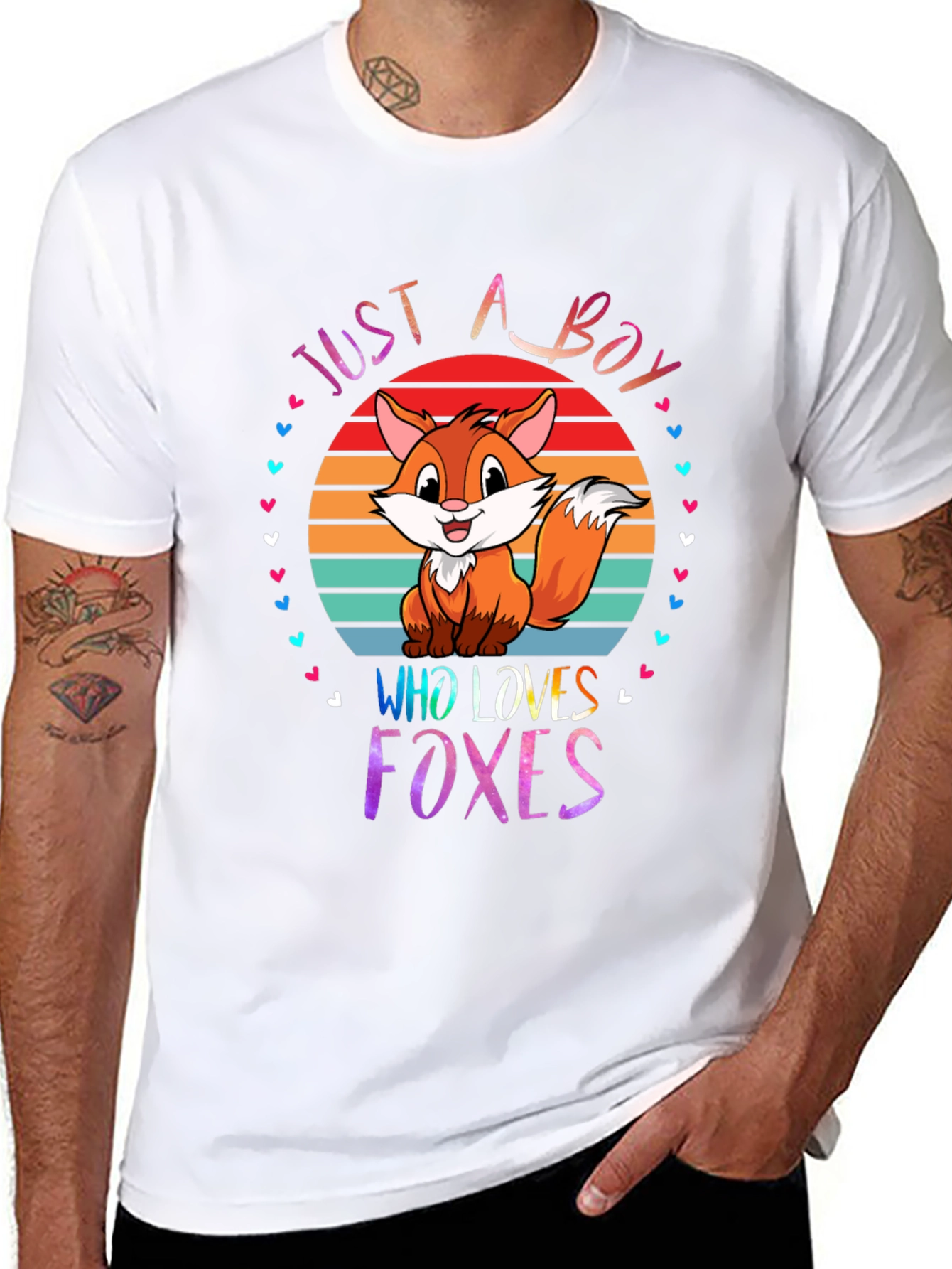 Just A Boy Who Loves Foxes T-Shirt