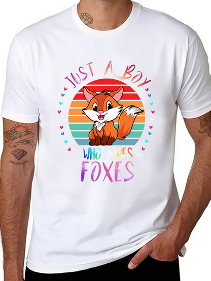 Just A Boy Who Loves Foxes T-Shirt