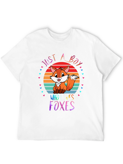 Just A Boy Who Loves Foxes T-Shirt
