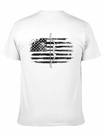 American Flag Bow Hunter Graphic Tee