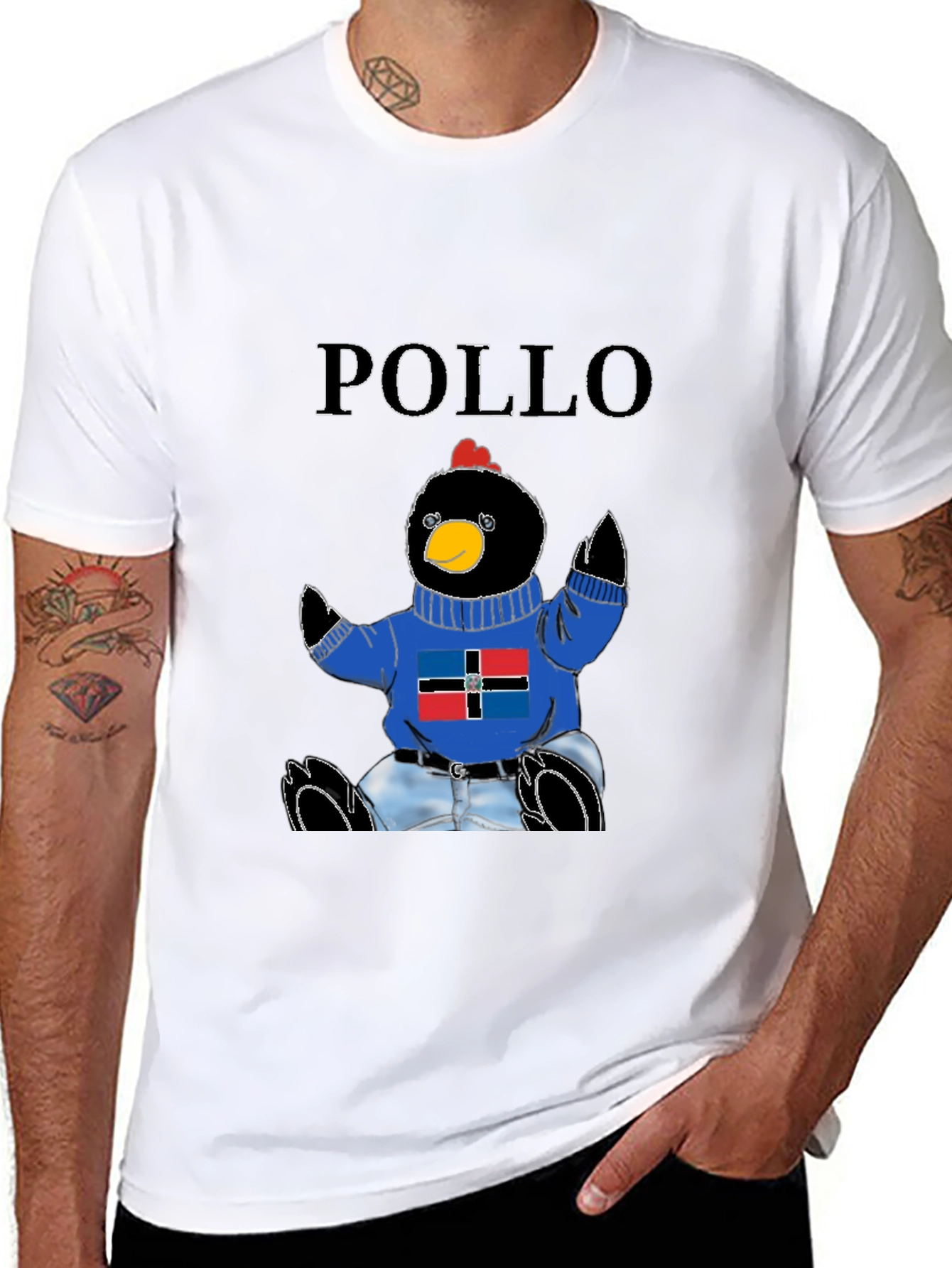 Pollo T-Shirt: Dominican Republic Chicken Tee