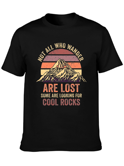 Not All Who Wander T-Shirt - Cool Rocks
