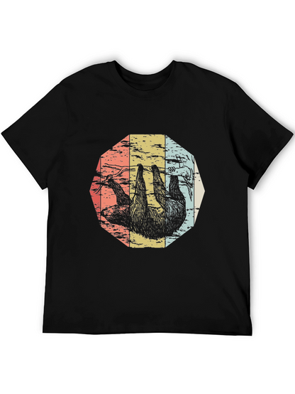 Retro Sloth Graphic Tee