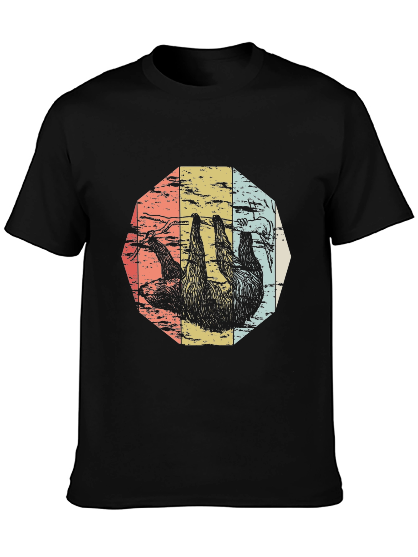 Retro Sloth Graphic Tee