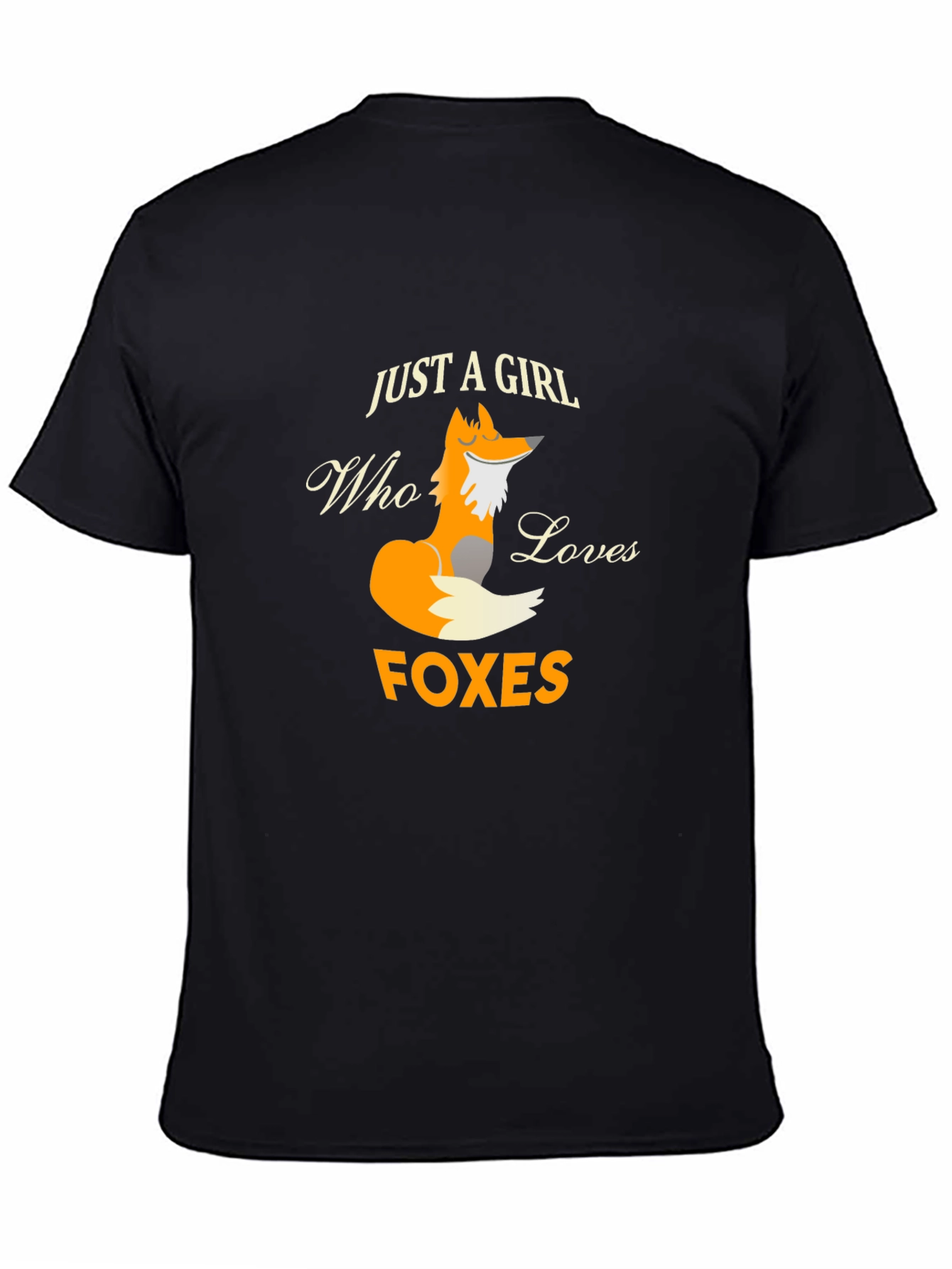 Just A Girl Who Loves Foxes Graphic T-Shirt
