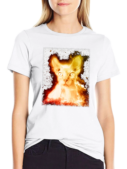 Sphynx Cat Graphic Tee - Unique Design