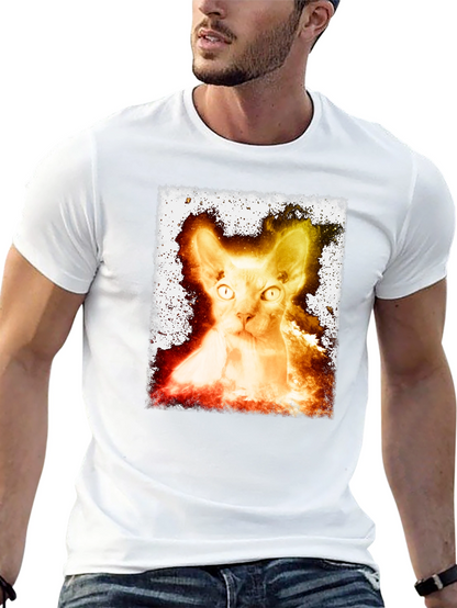 Sphynx Cat Graphic Tee - Unique Design