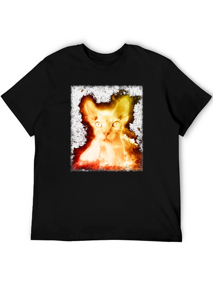 Sphynx Cat Graphic Tee - Unique Design