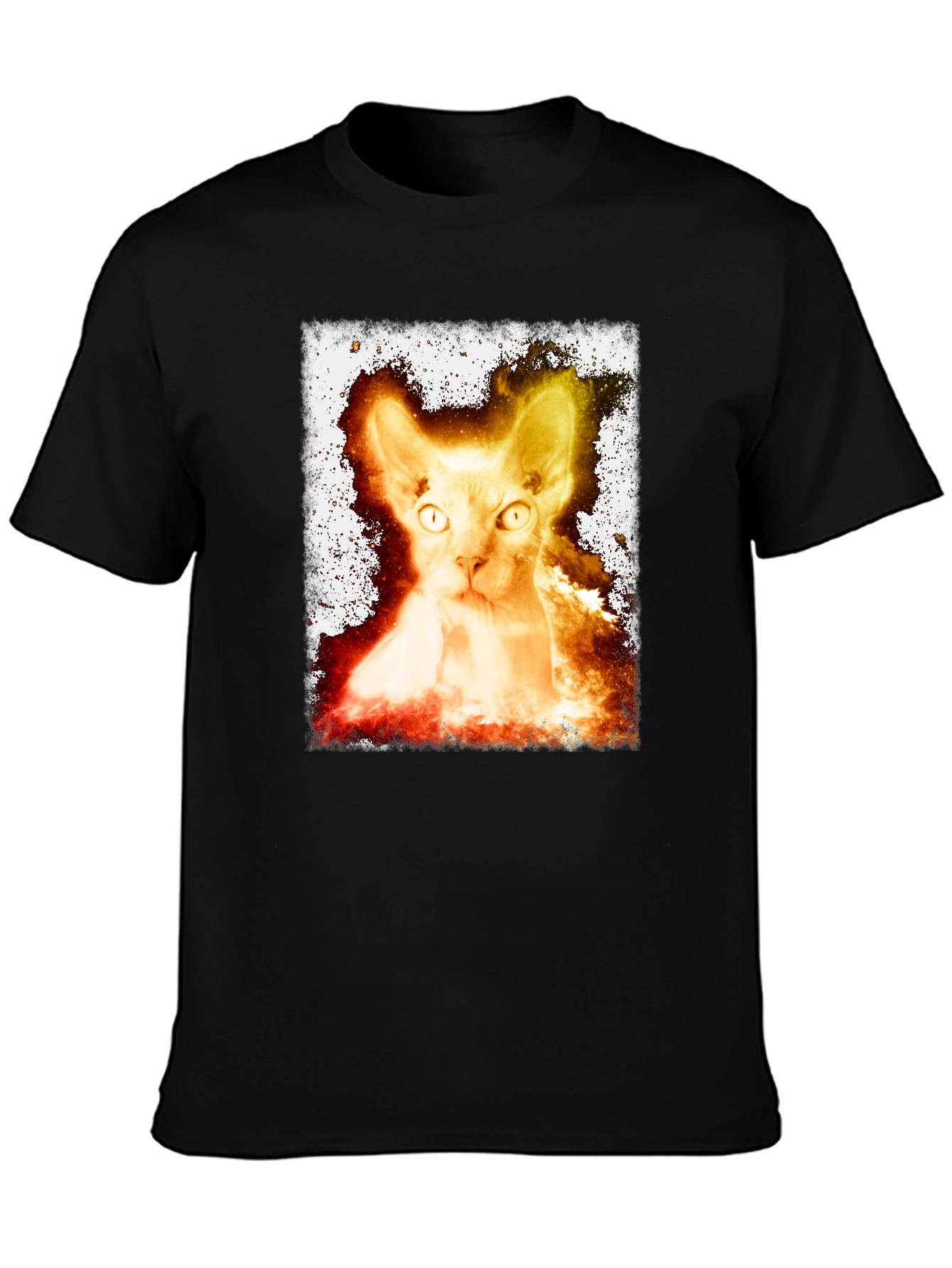 Sphynx Cat Graphic Tee - Unique Design