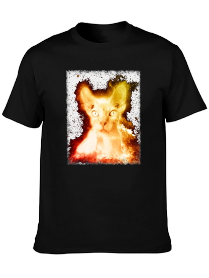Sphynx Cat Graphic Tee - Unique Design
