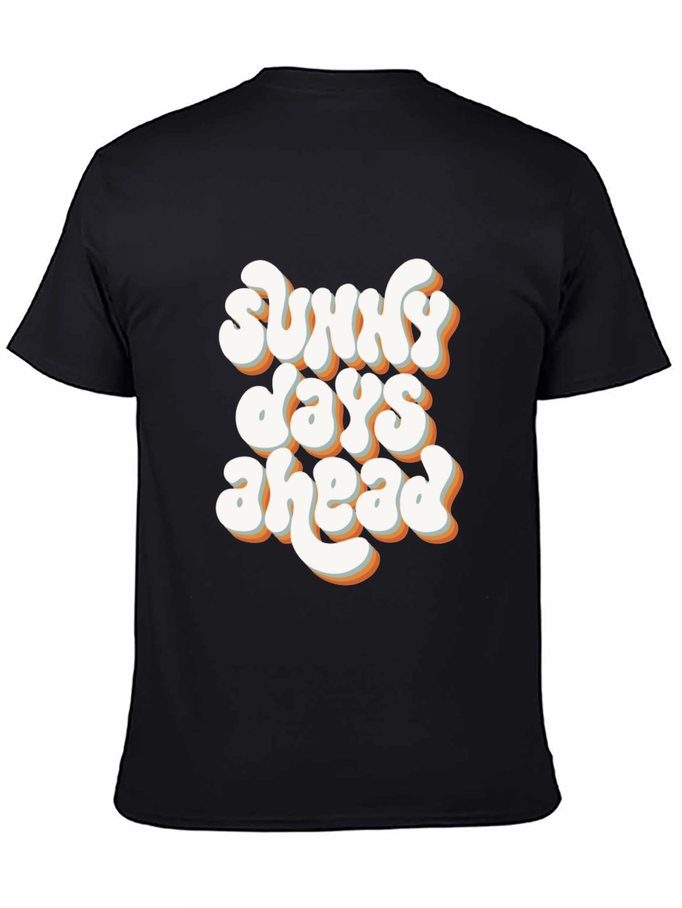 Sunny Days Ahead Graphic Tee - Black