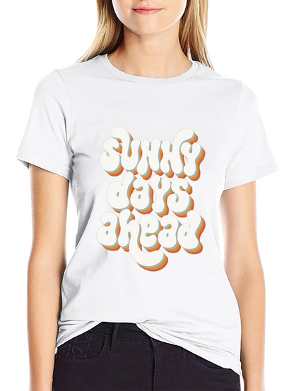 Sunny Days Ahead Graphic Tee - Black
